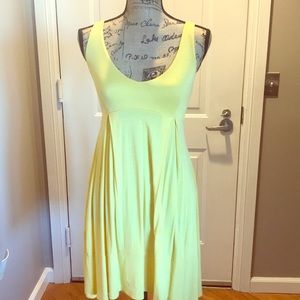 Liquid cotton sundress yellow. Size XS